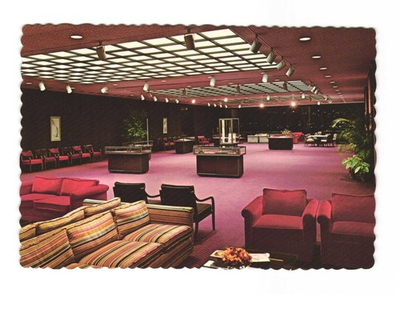 #ad Lamar University Beaumont TX Julia Plummer Reading Room VTG postcard UNP $5.95