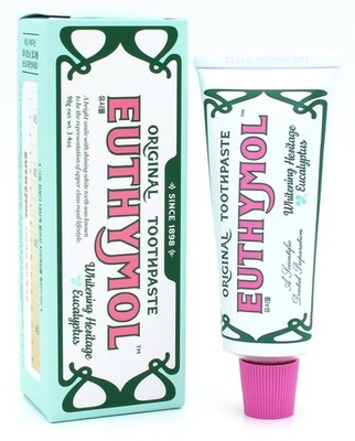 EUTHYMOL Whitening Heritage Original Zahnpasta 98g (3,4oz) Eukalyptus Minze