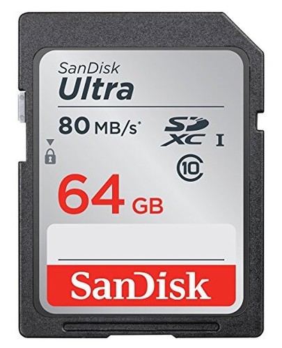 SanDisk 64GB Ultra SDXC SD Card Class 10 UHS-I Memory card 80MB/S For Camera-UK - Picture 2 of 3