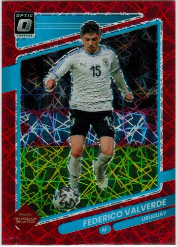 Federico Valverde [Optic Red] #170 2021 Panini Donruss Road to Qatar card