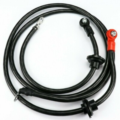 Lectric Limited 1975-1980 Corvette Battery Cable Set – Side Post 0 Gauge With Grommets