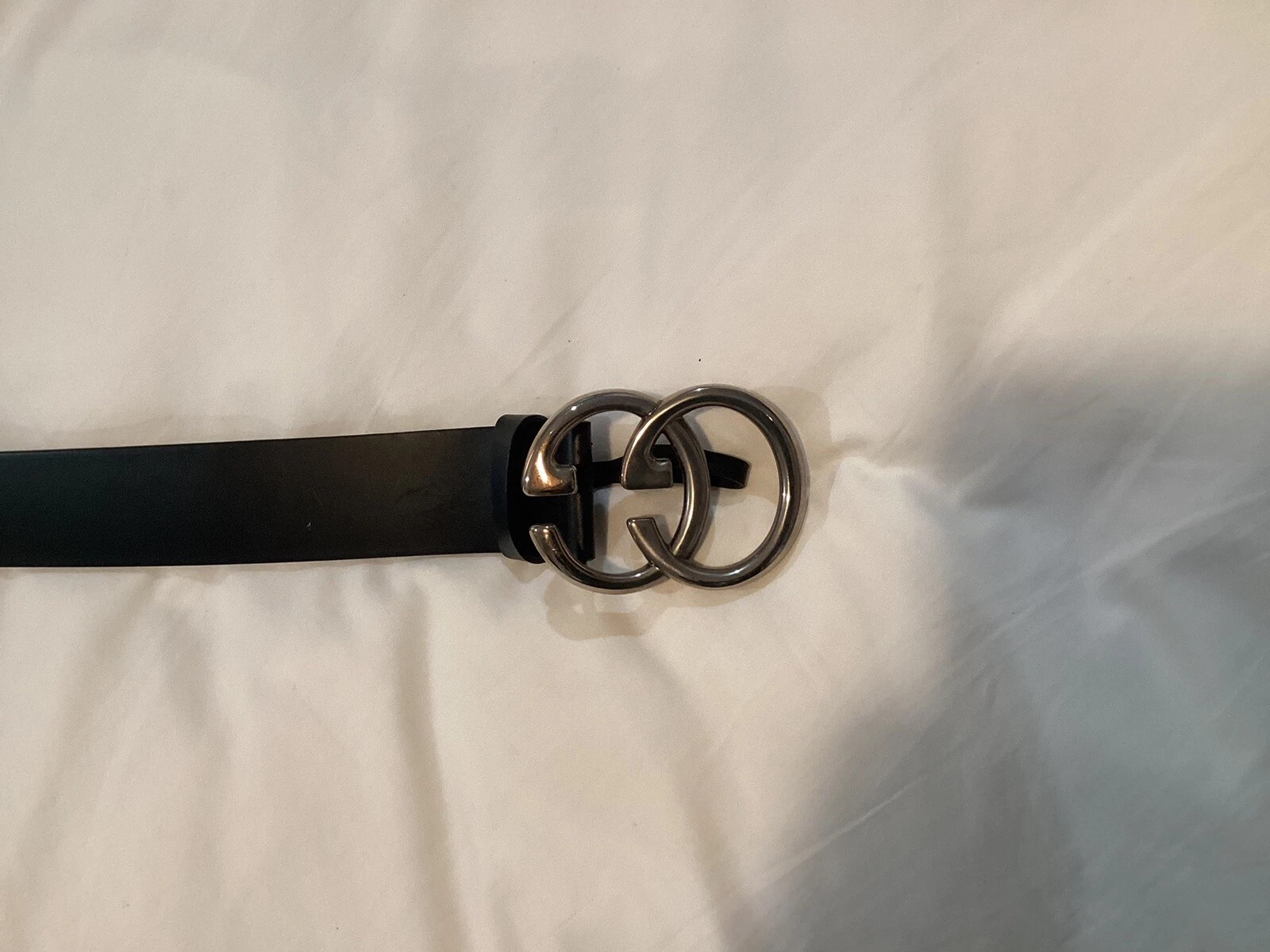 Ceinture Gucci argentée double G