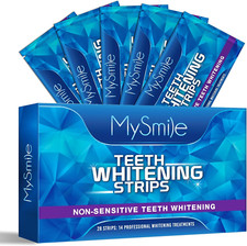 Teeth Whitening Strips 14 Treatments - Non-Sensitive Enamel Safe Whitening Strip