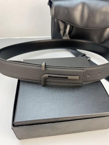 4.0 Men's Belt Letter T Buckle Belt Business and Leisure Versatile Belt - Picture 6 of 12