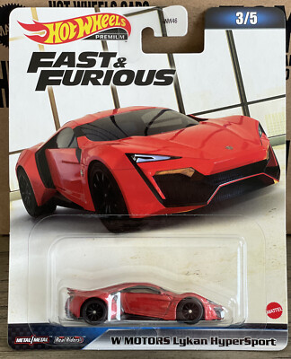 2023 Hot Wheels Premium Fast & Furious W Motors Lykan Hypersport 3/5 NEW