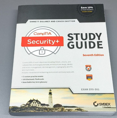 CompTIA Security + Study Guide siebte Ausgabe Prüfung SYO-501 Dulaney & Easttom