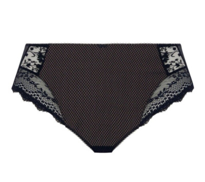 Elomi Charley Black Embroidered Full Brief UK 3XL 20