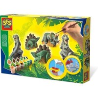 Ses 01406 Gips GießEn Dinos Dinosaurier Figur GießForm Gipsform Bastelset Neu