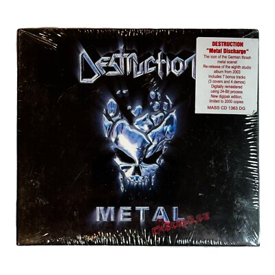 DESTRUCTION Metal Discharge Thrash CD MASS CD 1363 DG Poland Import #0846/2000