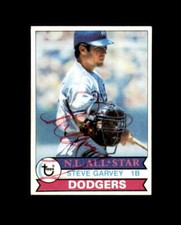 Steve Garvey Hand Signed 1979 Topps Los Angeles Dodgers Autograph