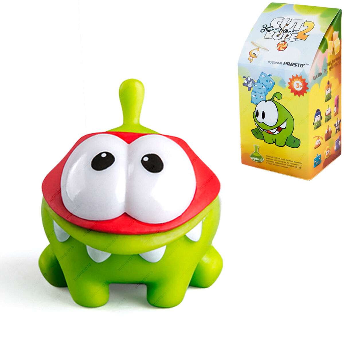 Prosto Toys Om Nom, Cut The Rope Magic Figurines, Original 