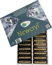 Newcryl Upper Posterior Mould 31M 1 x 8 33° Two-Layer False Teeth Multi-Shade