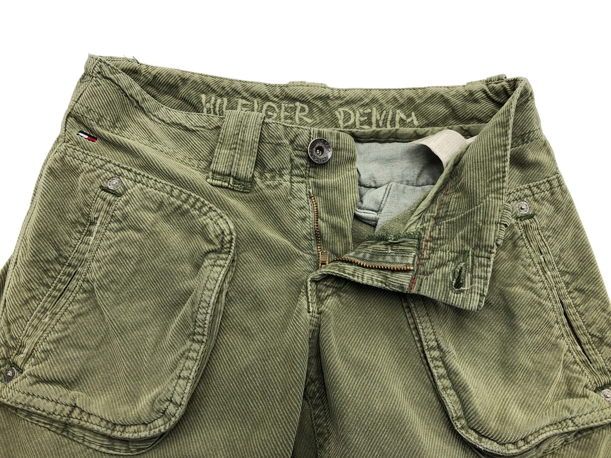 TOMMY HILFIGER Damen Shannah Cargo Corduroy Shorts Größe W26
