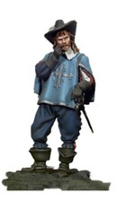 Soldatino giocattolo in latta dipinto Athos Moschettieri della Guardia 54 mm ...