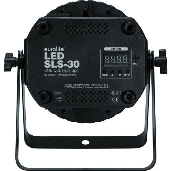 Eurolite 51915301 SLS-30 LED PAR Foco De Escenario 1 LED Negro - Imagen 2 de 4