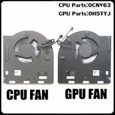 New CPU GPU Cooling Fan For Dell Alienware M17 R3 M17 R4 0H5TYJ 0CNV63 RTX20/30