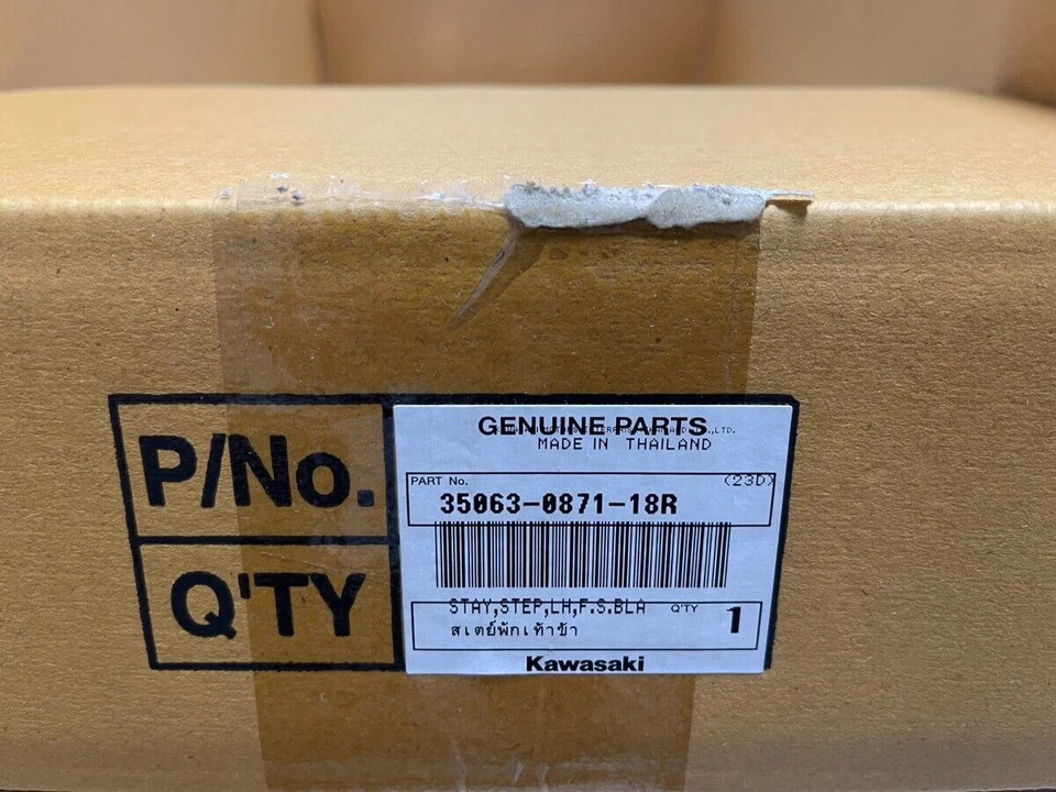 KAWASAKI Genuine NINJA 650 Step Left Bracket 35063-0871-18R NEW Foto 4 de 4