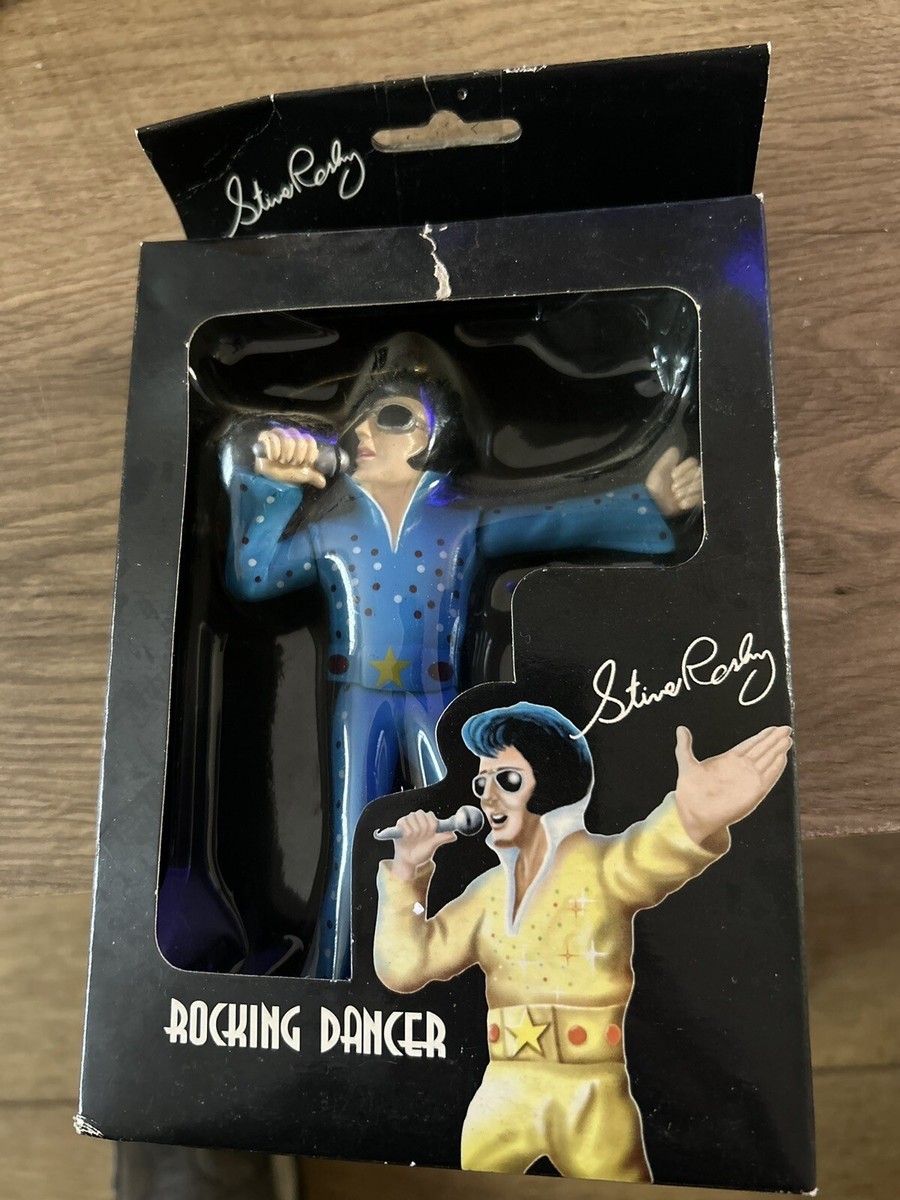 Rocking Dancer 'Elvis' New In Box Car Decoration Blue Suit