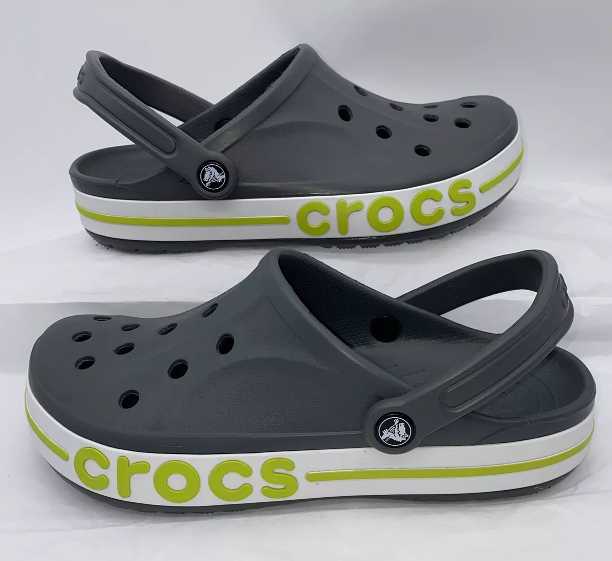 Crocs Croc Baya Band Slip On Clogs Men s 10 Women s 12 Iconic