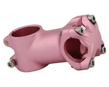NEW! GENUINE 60MM LONG BICYCLE ALLOY STEM 28.6/25.4MM 7091 IN PINK.