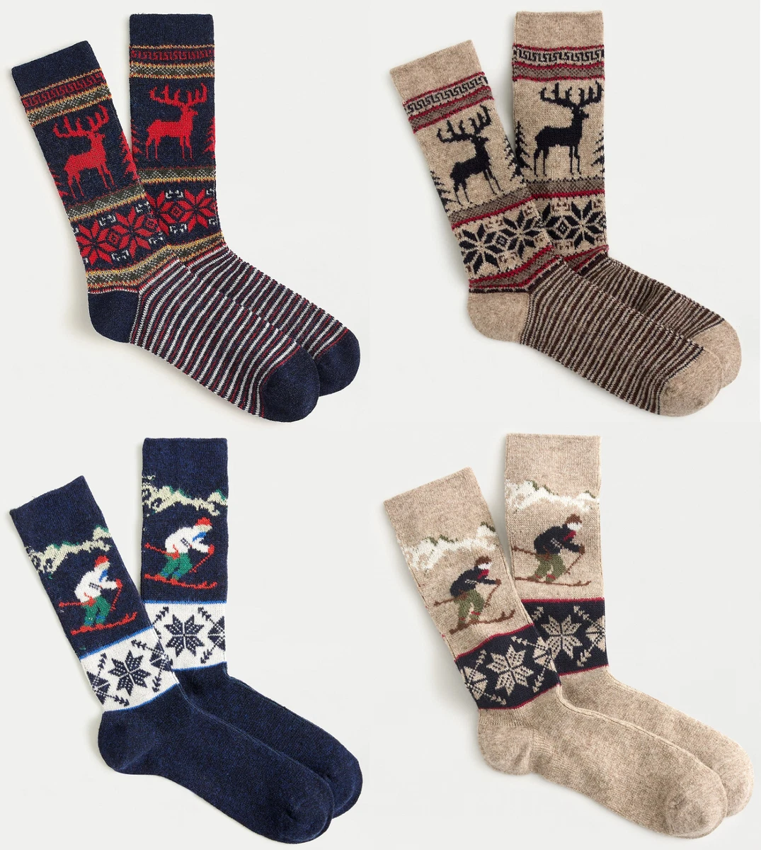j crew wool socks
