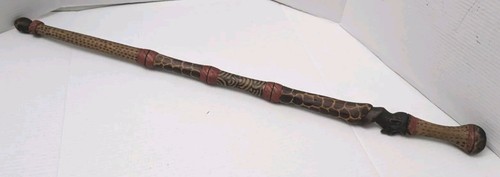 Walking Cane Stick Hand carved Walking Stick Carved 37 Inches