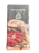 NOS 1976 Benson & Hedges Cigarettes 100 World's Greatest Recipes Craig Claiborne