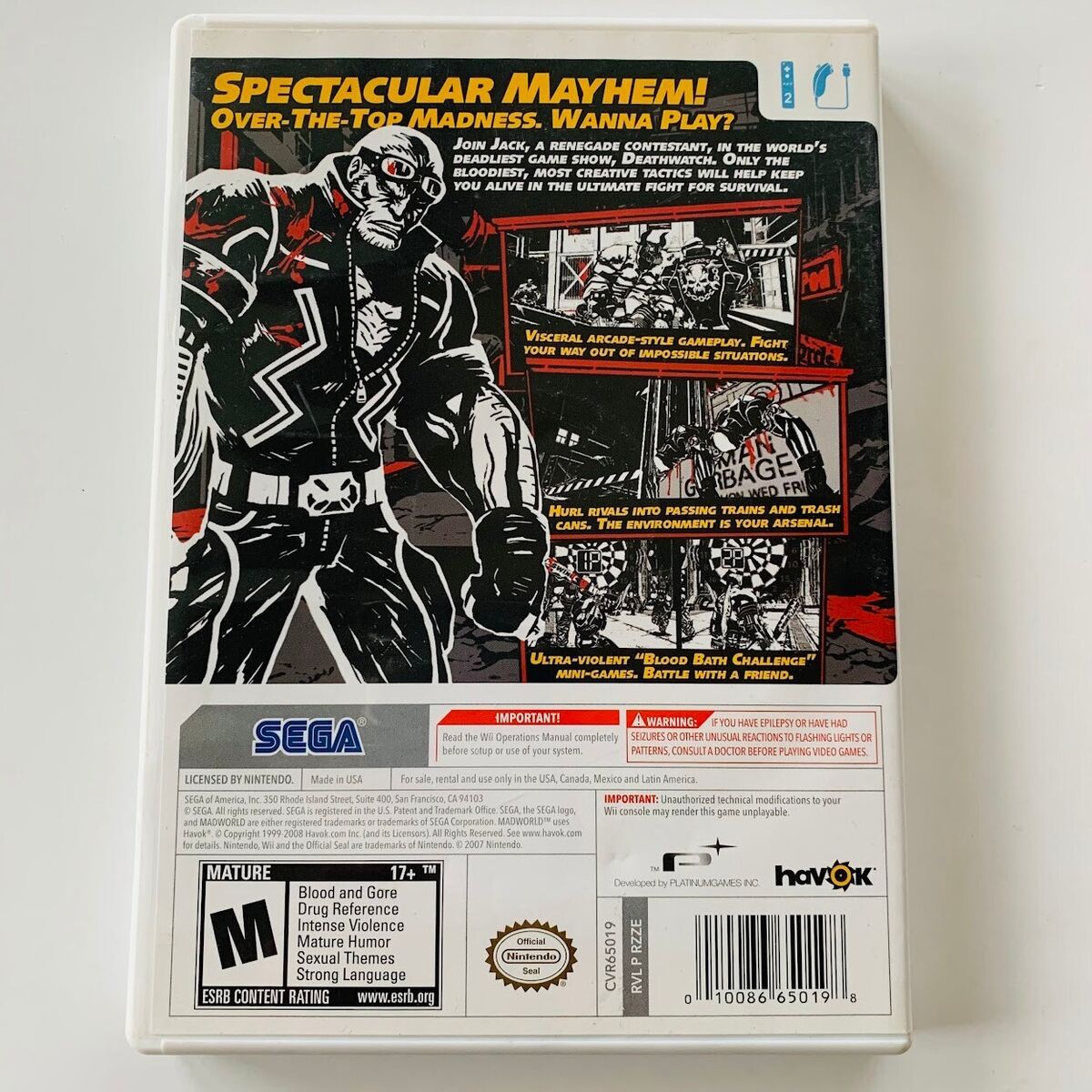 MadWorld SEGA Video Games for sale