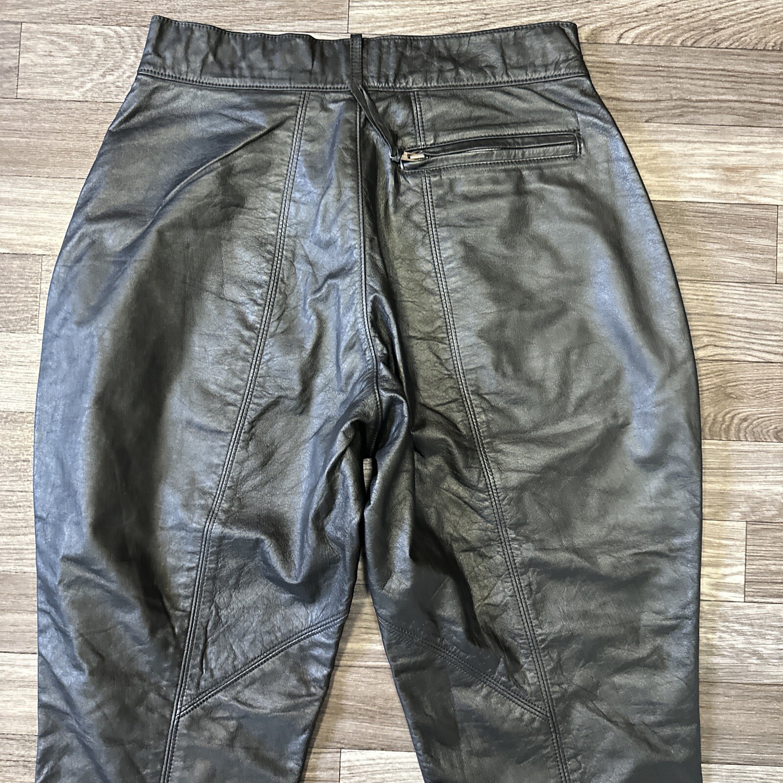Authentic Harley Davidson Leather Riding Pants; Mens… Gem