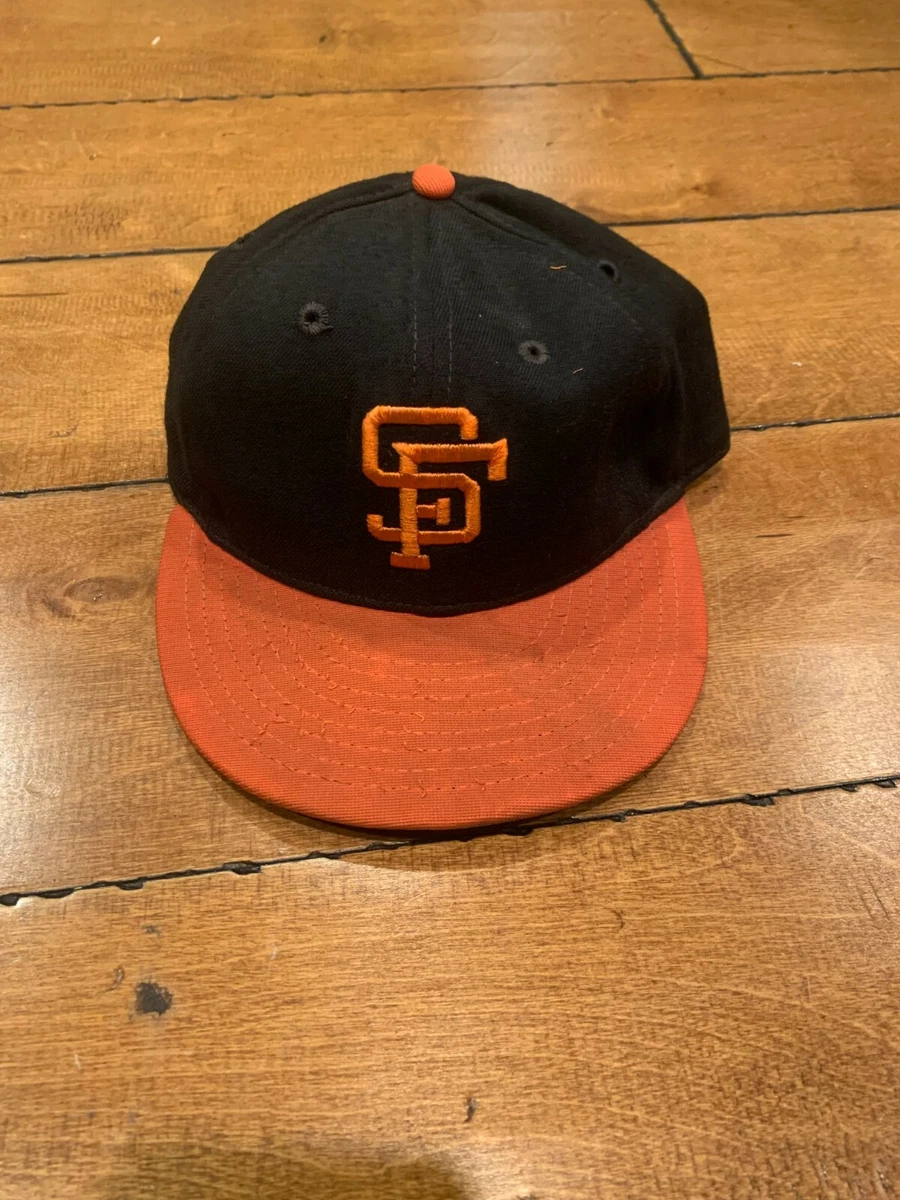 1970' SAN FRANCISCO GIANTS GAME USED NEW ERA FITTED HAT 7 1/8 PRO ...