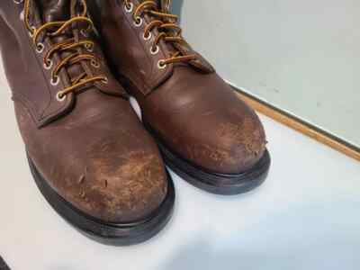 RED WING 2233 SUPERSOLE Steel Toe Brown Leather Work Boots Mens SZ