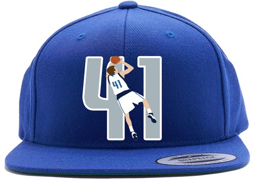DALLAS MAVERICKS DIRK NOWITZKI 41 Snapback Cappello | eBay