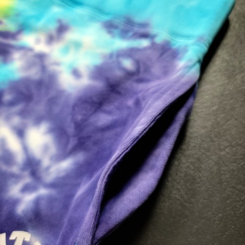 100% Authentic A Bathing Ape Tie Dye Sweat Shorts Size 2XL Mens - Picture 7 of 8