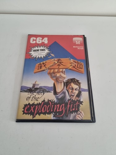 The Way of The Exploding Fist - Disc Commodore C64 Game - Complete Rare