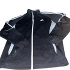 Vintage female Adidas full zip black windbreaker jacket in S|L29 W20| SKU 6138