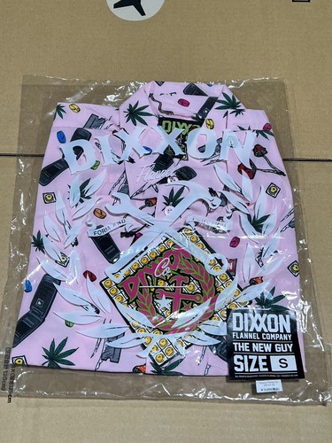 DIXXON FLANNEL - NEW GUY KURZARMHEMD (NEU, Größe S) | 420 Knopfleiste
