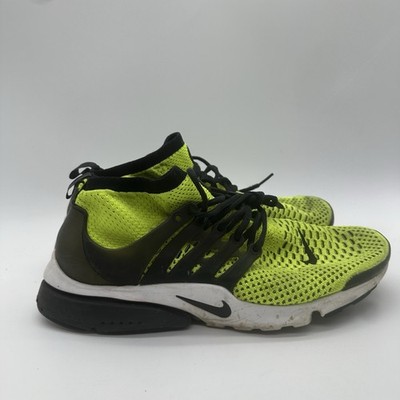 Nike Air Presto Flyknit Ultra Volt Running 835570-701 Mens Size 11 Rare Green
