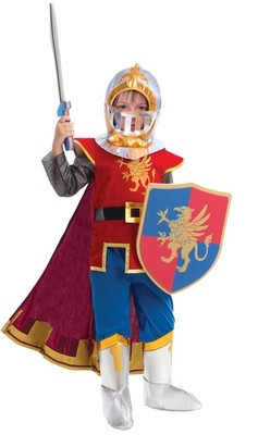 Mittelalterliches Ritter Kostüm Set für Jungen Kinder, Halloween Kostüm für K...
