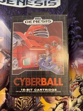 Cyberball- Sega Genesis Complete In Box. Tested And Working No Manual.