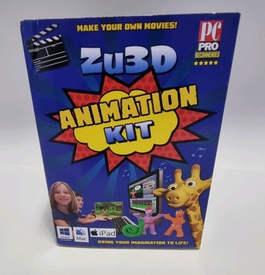 Zu3D Komplettes Stop Motion Animation Kit für Kinder - für Windows, Macs und iPads