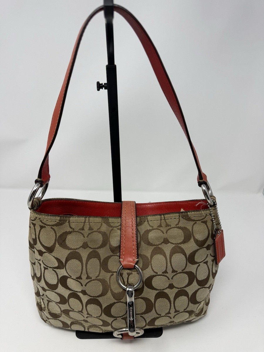 Vintage, Y2K, Coach Hampton Signature Clip Hobo bag. F13067 | eBay