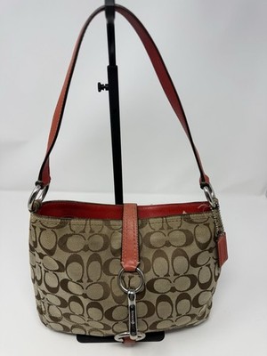 Vintage, Y2K, Coach Hampton Signature Clip Hobo bag. F13067 | eBay