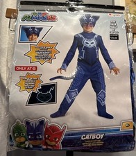 Boys PJ Masks Catboy Halloween Costume Disguise 3T 4T Cosplay Glow in the Dark
