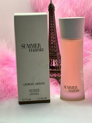 SUMMER MANIA BY GIORGIO ARMANI EAU FRAICHE POUR HOMME 2.5 OZ/75 ML