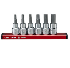 Craftsman Cmmt17720v 6-piece 38-in Drive Set Hex Bit Metric Driver Socket Set Craftsman Cmmt17720v 6-piece 38-in Drive Set Hex Bit Metric Driver Socket Set