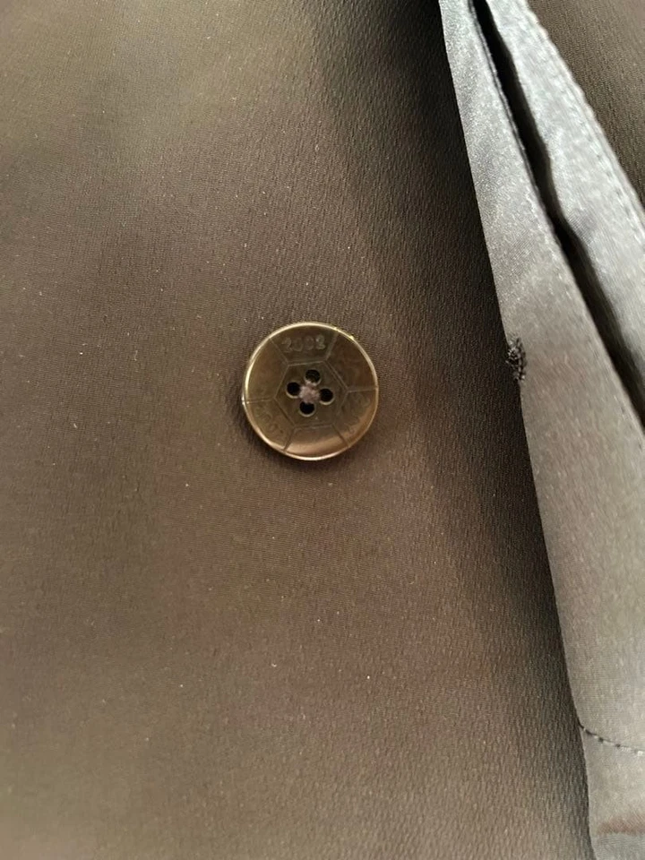 SOPHNET 2002 World Cup Memorial Stainless Steel Collar Coat Black M Used - Image 4 of 4