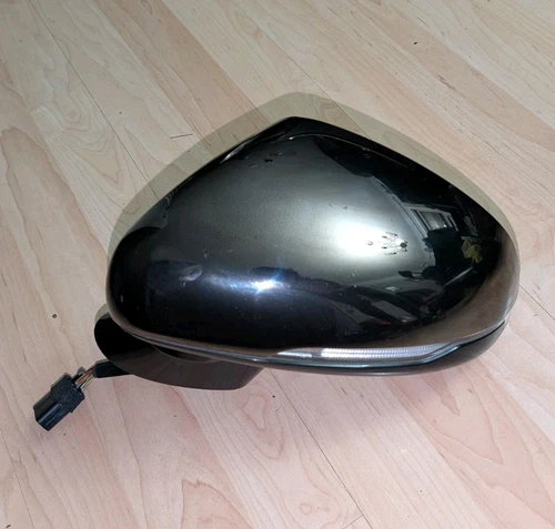2019-2021 KIA STINGER Left Driver Side Door Mirror Black Chrome OEM W CAMERA