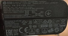OEM HP 65W USB-C Model: TPN-AA03, AC Adapter for HP Pro Series X2 / G2