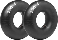 AR-PRO 2-Pack Heavy Duty 3.00-4 Inner Tube with TR87 Bent Valve Stem 
