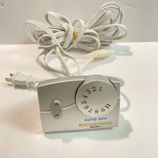 Biddeford TC11BA Electric Heating Blanket Controller Silver 4 Prong